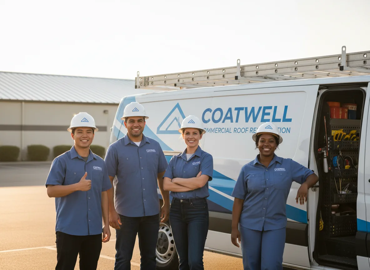 Commercial roof coating company in Ayer, MA